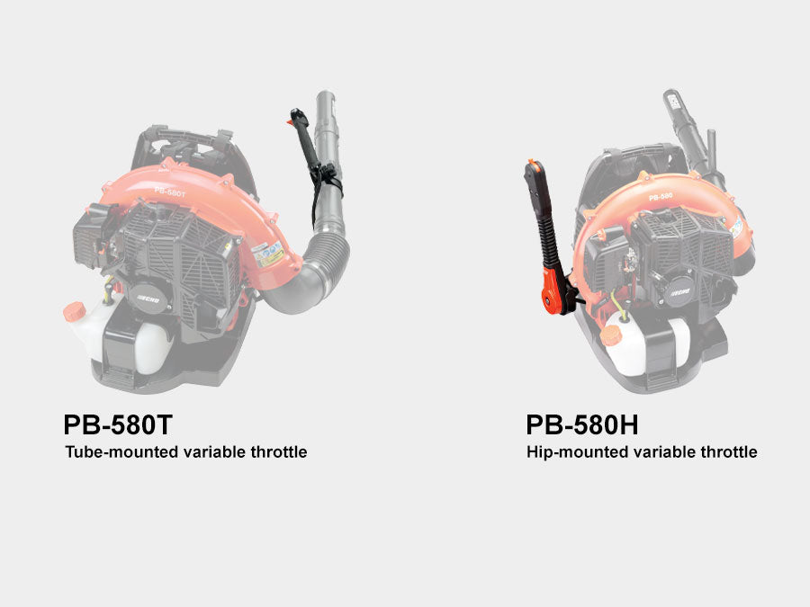 Echo PB-580T 58.2cc Backpack, Tube Throttle