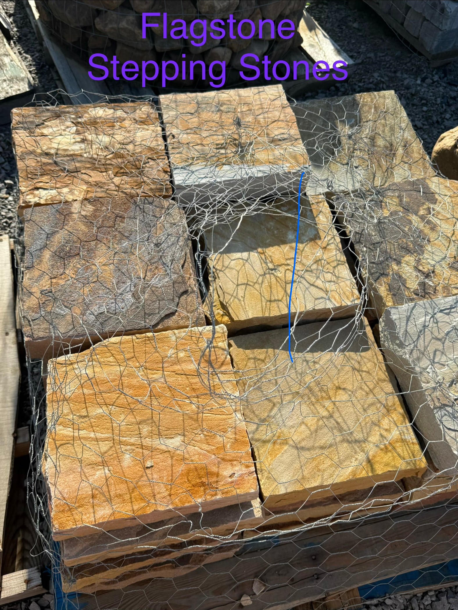 12X12 FLAGSTONE STEPPERS